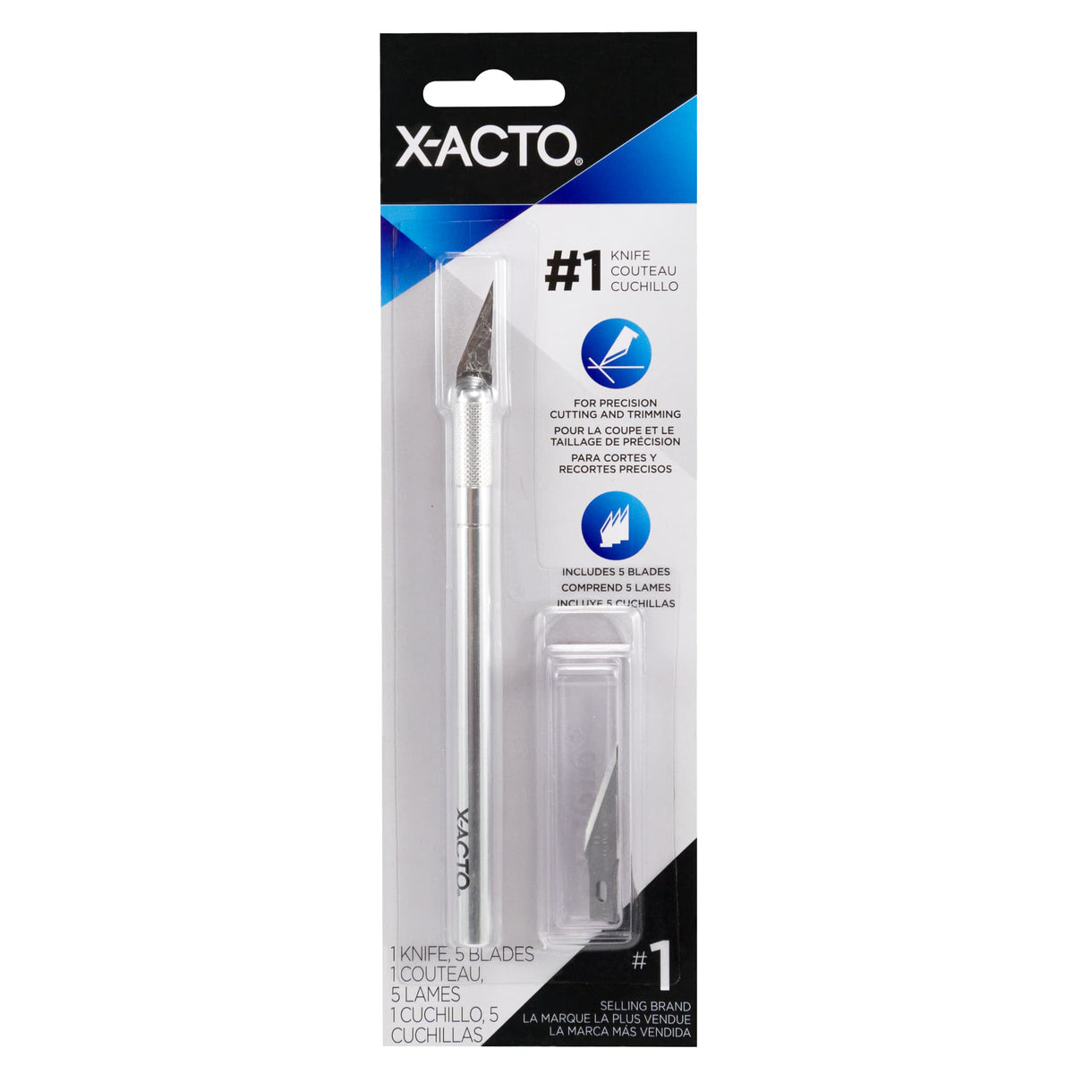 NO.1 PRECISION KNIFE W/ 5 BLADES