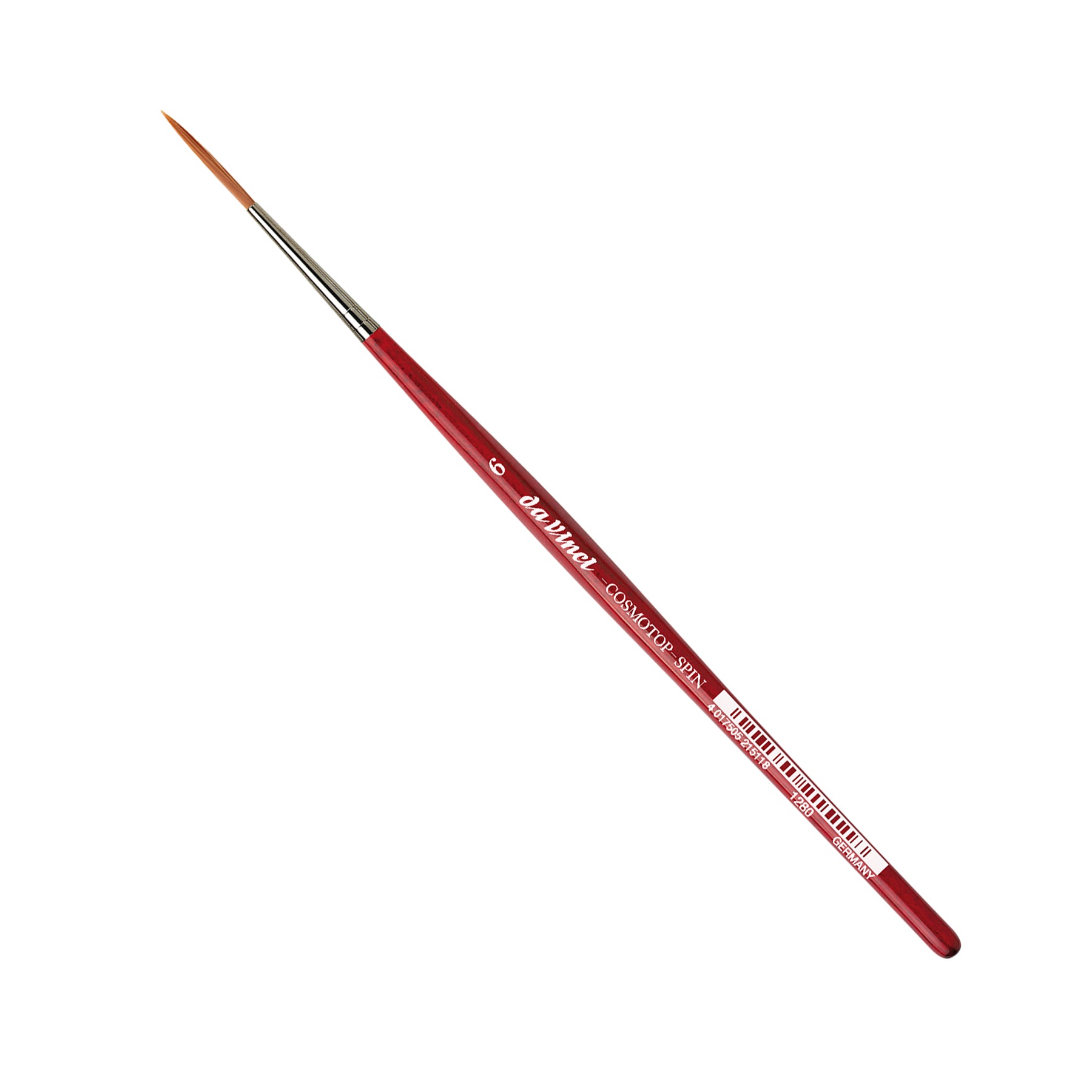 COSMOTOP-SPIN Rigger Brush, Synthetic, Acrylic & Watercolor, Pointed Liner, Series 5880, Size 6