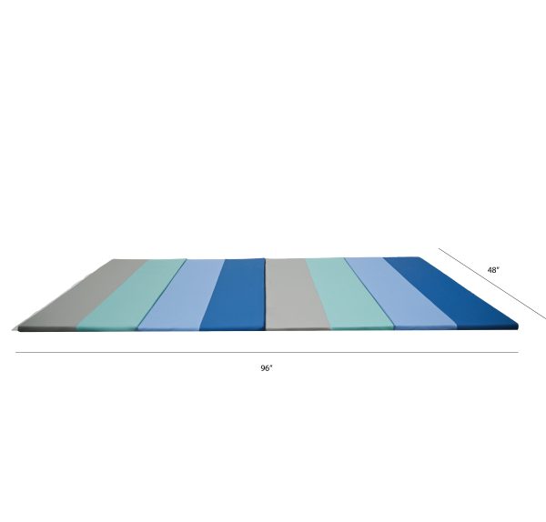 4' x 8' Folding Gym Mat - Tranquility
