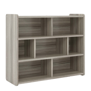 School Age Compartment Storage, Assembled, Shadow Elm Gray, 16"H x 40"W x 34"D