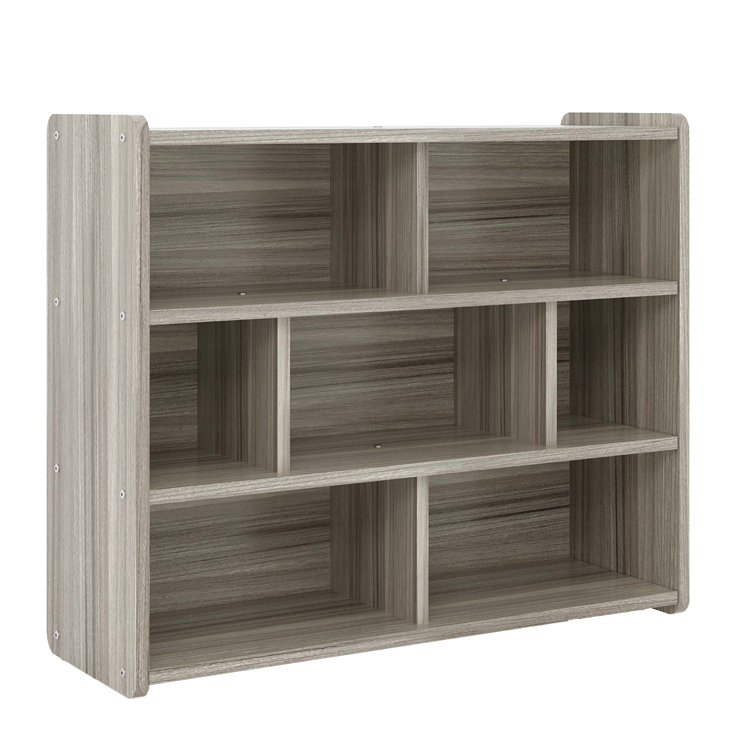 School Age Compartment Storage, Assembled, Shadow Elm Gray, 16"H x 40"W x 34"D
