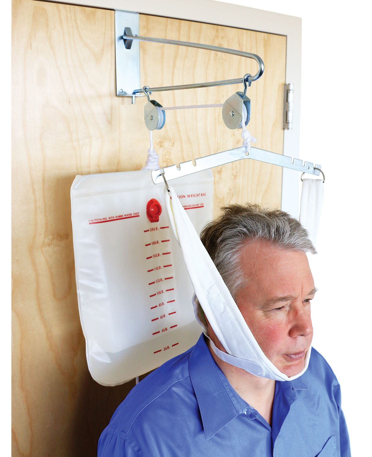 Fabtrac Overdoor Cervical Traction with Head Halter, Case of 25