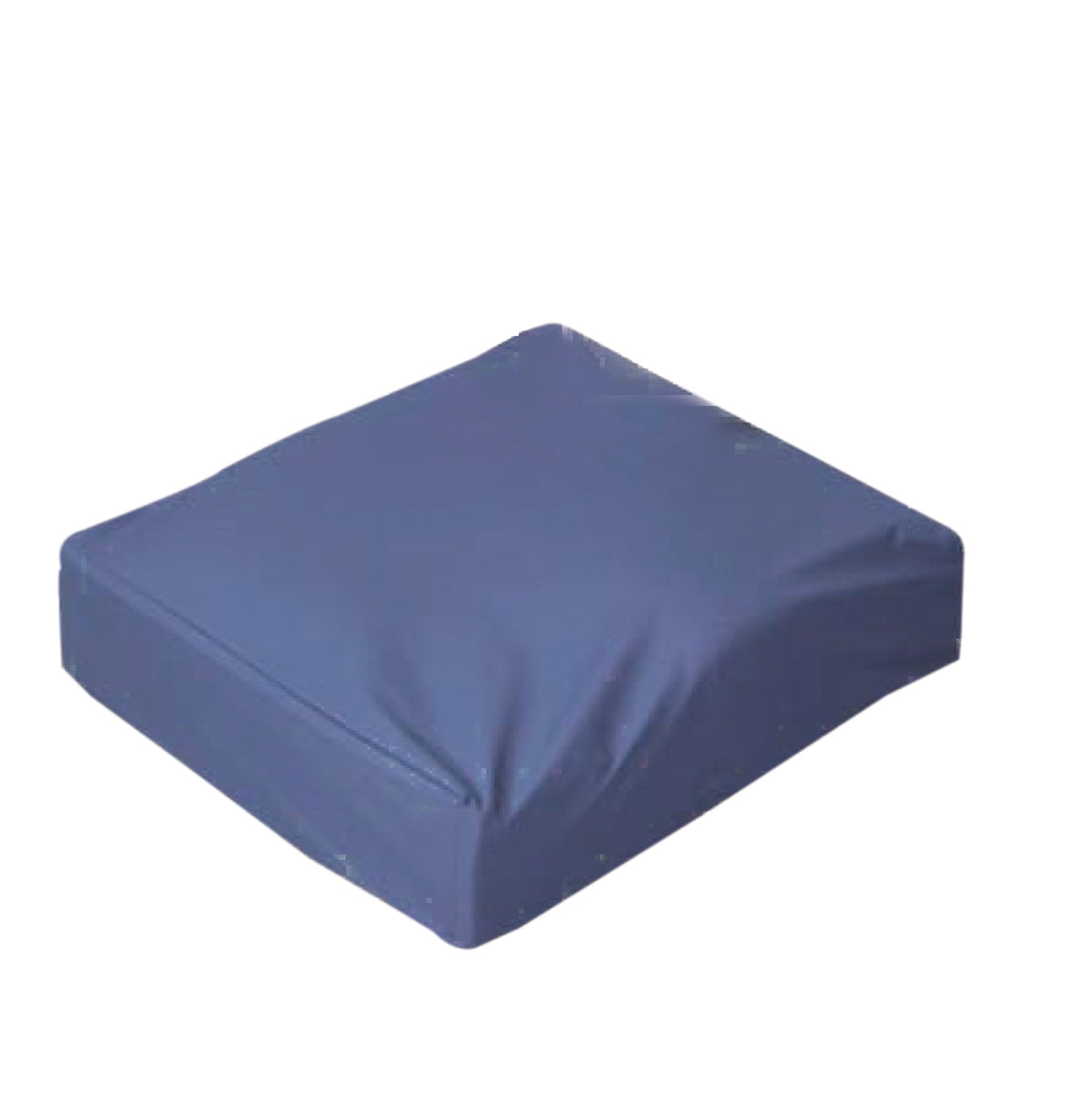 Wheelchair cushion with removable cover, foam, 16"x18"x2" navy color