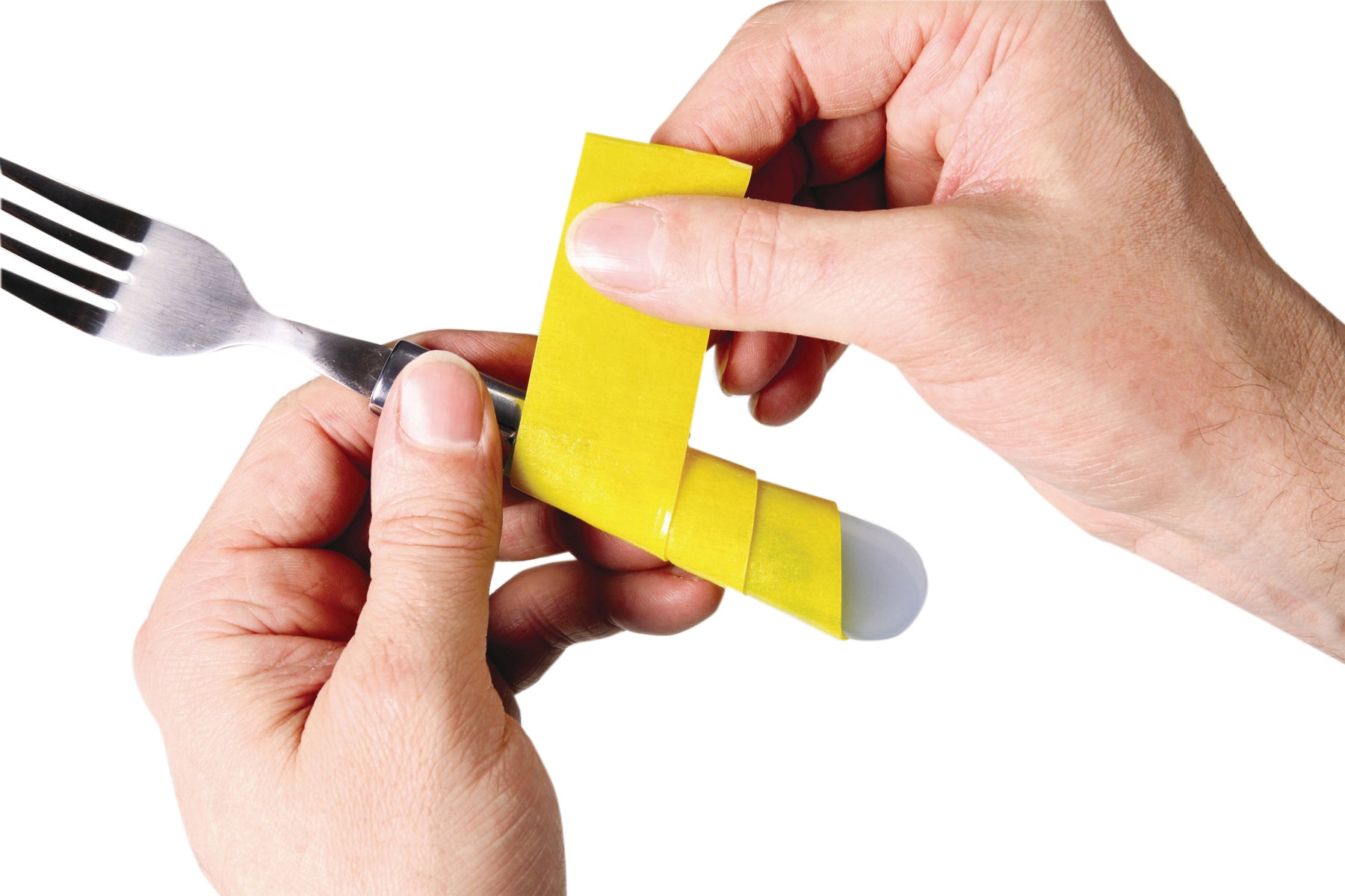 Dycem non-slip self-adhesive strips (16"x1-1/8") 3 each, yellow
