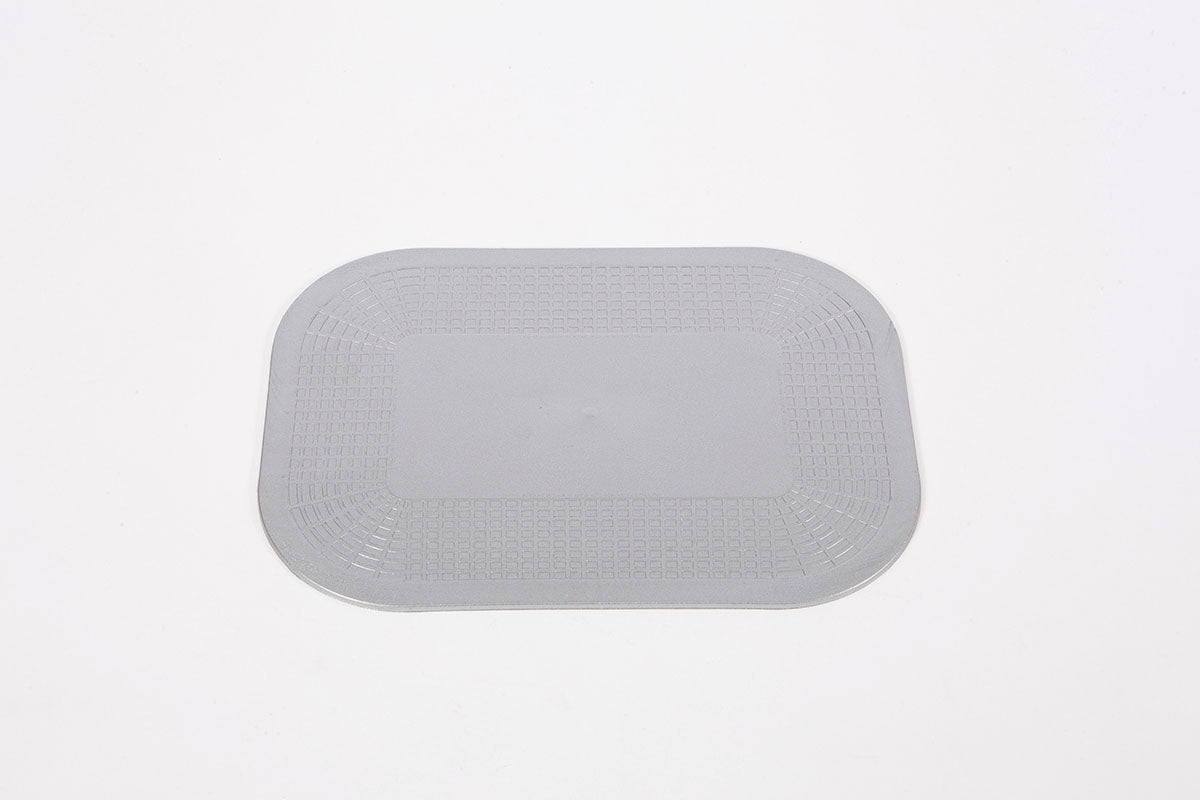 Dycem non-slip rectangular pad, 7-1/4"x10", silver
