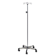 Clinton, 4-Hook IV Pole, 5-Leg