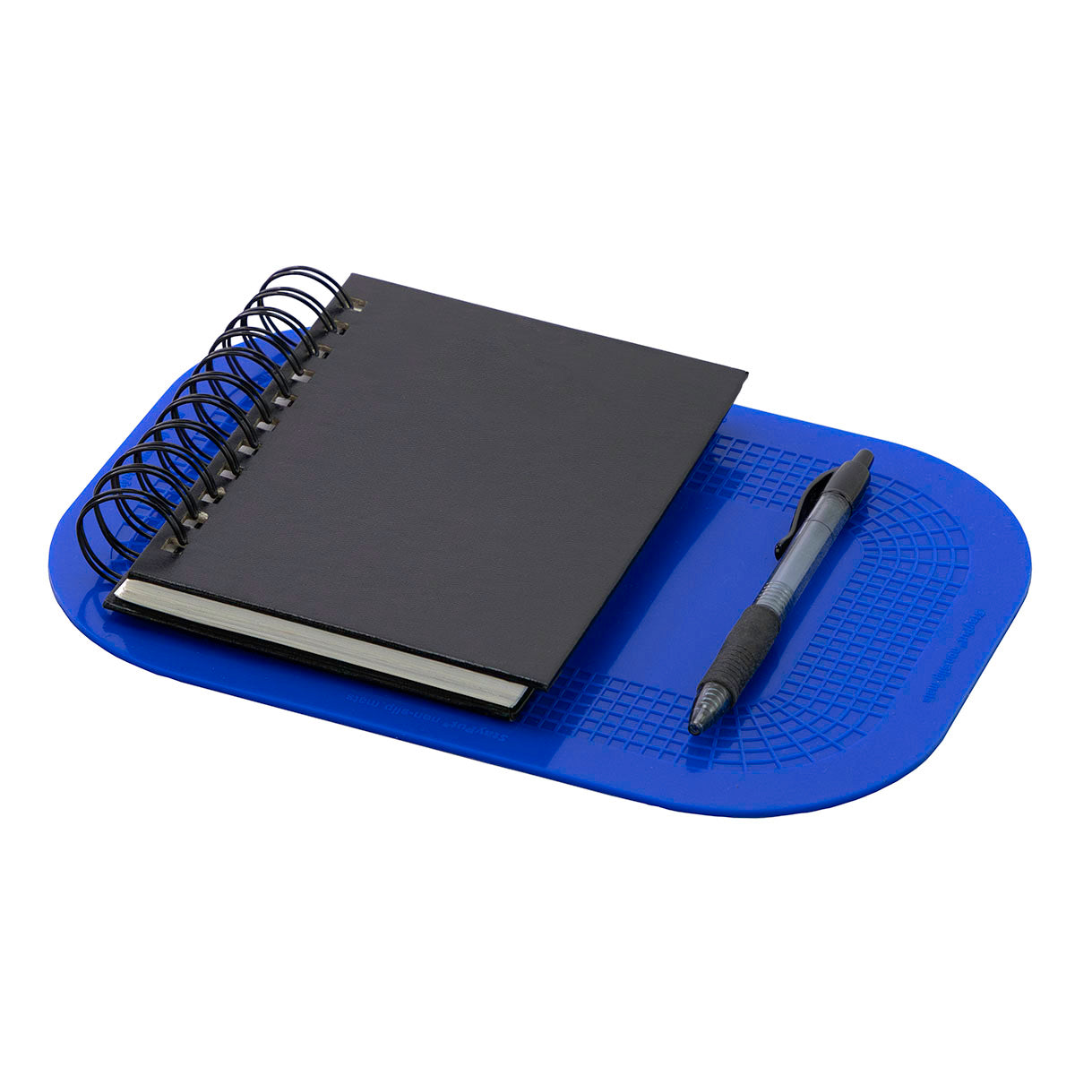 Stayput non-slip placemat, rectangular pad, 7.25'' x 10'', blue