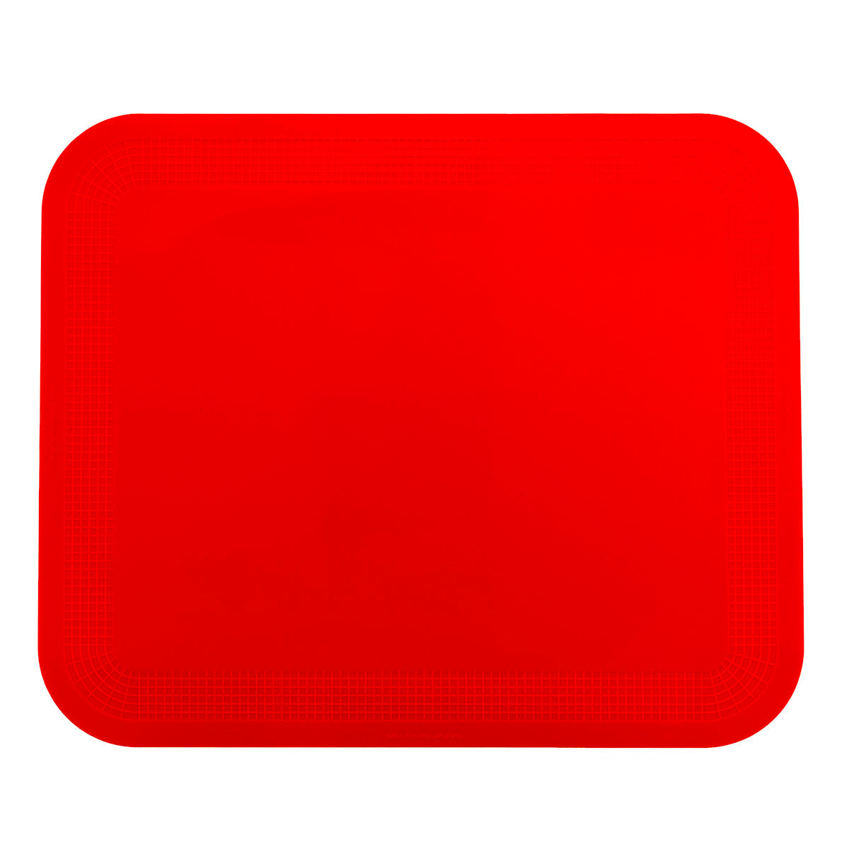 Stayput non-slip placemat, rectangular pad, 15'' x 18'', red