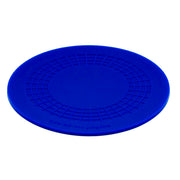 Stayput non-slip placemat, circular pad, 5.5'', blue