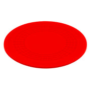 Stayput non-slip placemat, circular pad, 5.5'', red
