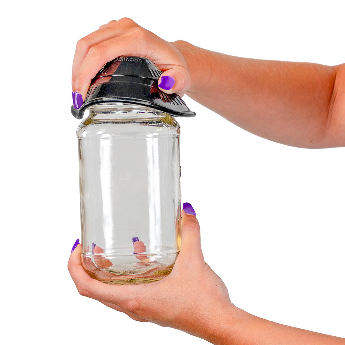 StayPut non-slip jar opener, 4.7", black