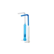 SafeStraw, Reusable Straw Holder, Mix (6 each: White and Blue), Box of 12