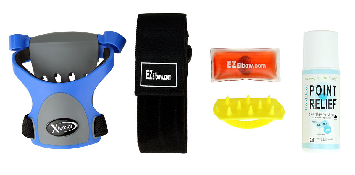 EZ Elbow Armband, Pro Tennis Elbow Rehab Kit