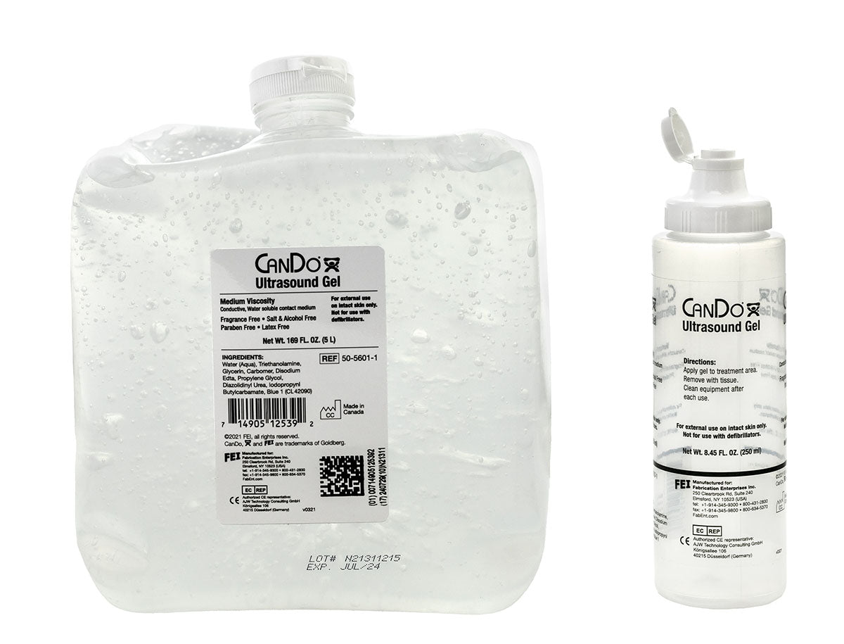 CanDo Ultrasound Gel, 5 Liters, Case of 4