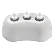 8 ounce gel warmer, 3 bottle capacity - white