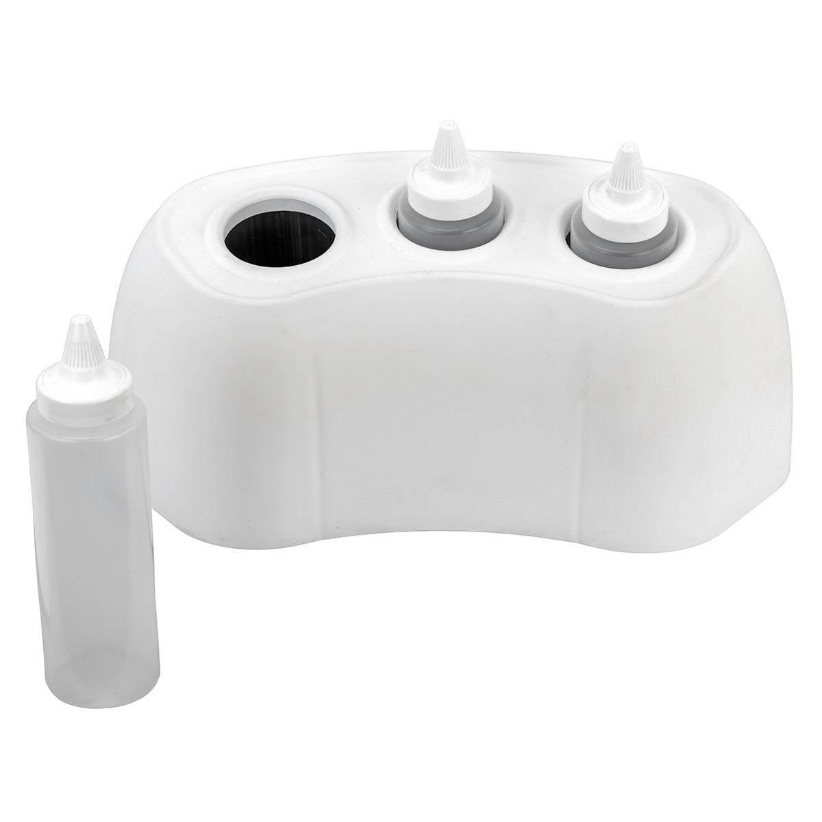 8 ounce gel warmer, 3 bottle capacity - white