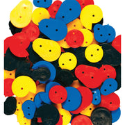 Cams, assorted colors, Set of 80