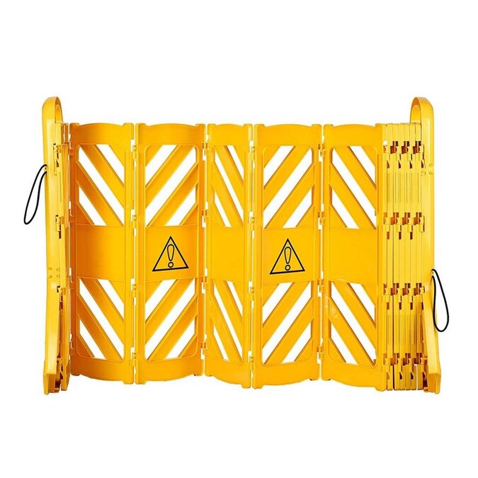 13-Foot Expandable Mobile Safety Barricade Fence System