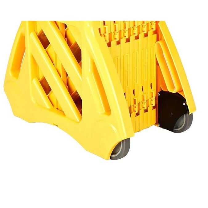 13-Foot Expandable Mobile Safety Barricade Fence System