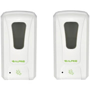 1200 ml. Wall Mount Automatic Foam Hand Sanitizer Soap Dispenser in White (2-Pack)