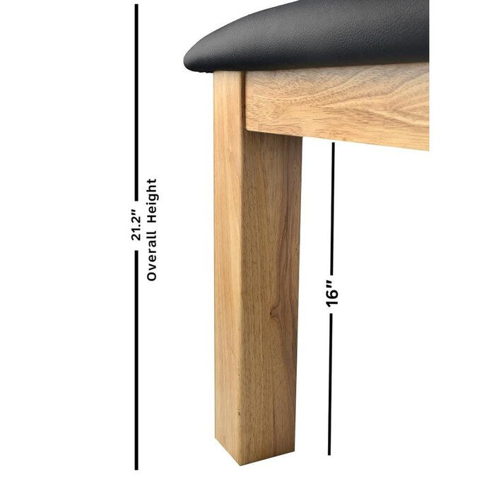 Black Upholstered Wooden Massage Therapy Treatment Table