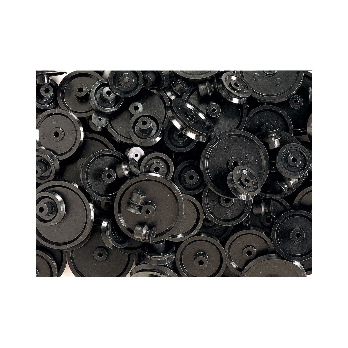 Pulleys - 100 (25 of ea.10,20,30,40mm)