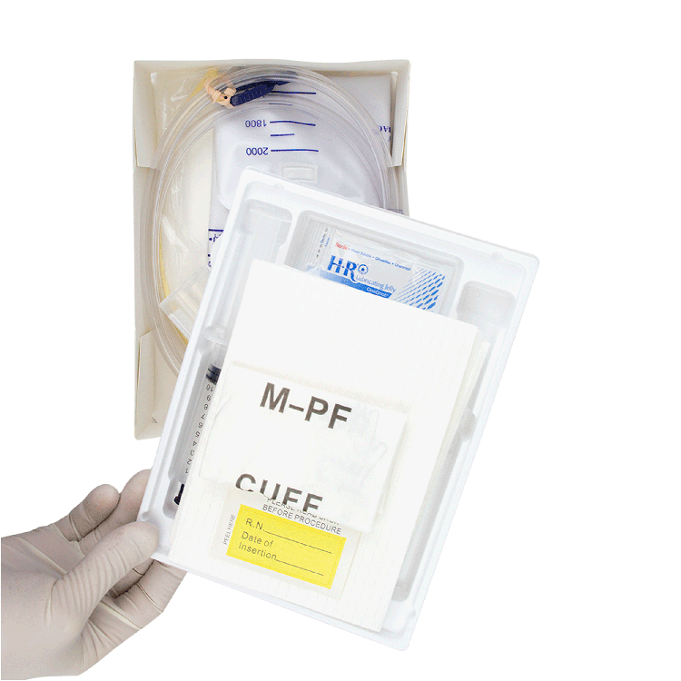 Closed Circuit / Closed System Foley Catheter Tray, 12 Fr - 10 trays per Case