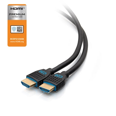 C2G 50185 Premium 4K High Speed HDMI Cable with Ethernet  4K 60Hz  Black (12 Feet  3.65 Meters)
