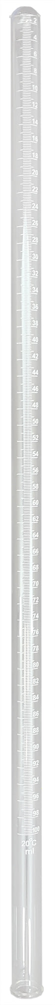 Eudiometer 100ml with platinum wires.