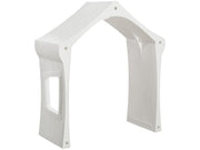 Interior Tio’La Cabin - White, 19.7"L x 48.4"W x 50"H