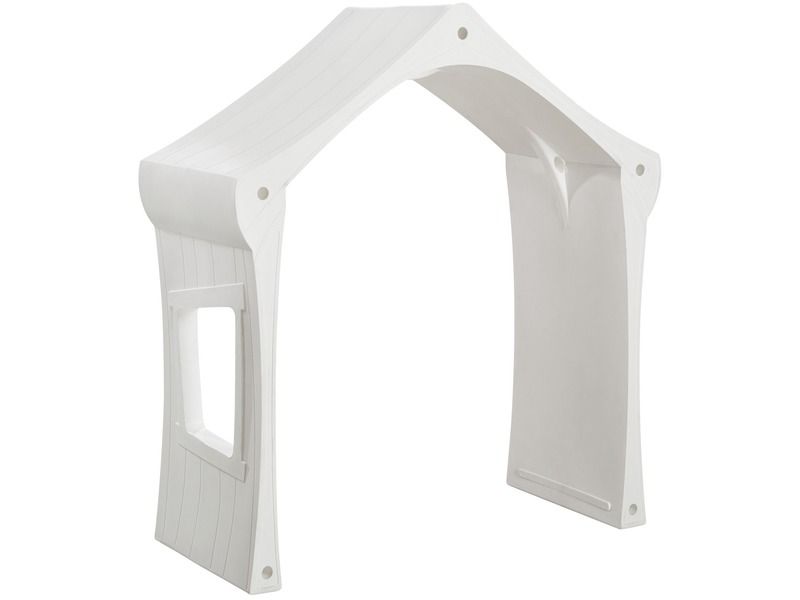 Interior Tio’La Cabin - White, 19.7"L x 48.4"W x 50"H