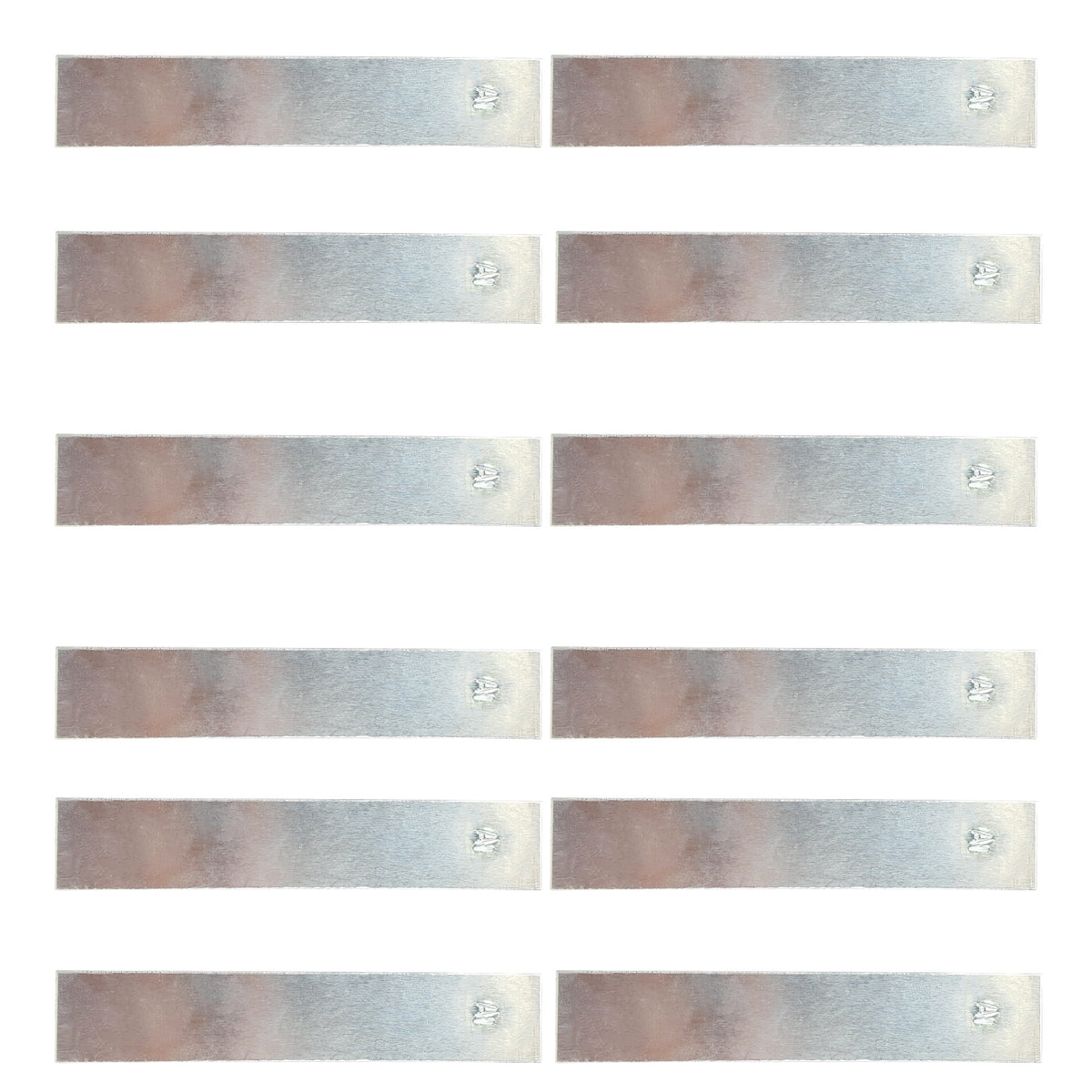 Electrode, Aluminum, Flat, 18mm x 100mm, Pack of 12