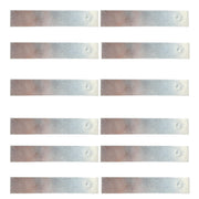 Electrode, Aluminum, Flat, 18mm x 100mm, Pack of 12