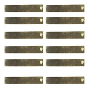 Electrode, Brass, Flat, 18mm x 100mm, Pack of 12