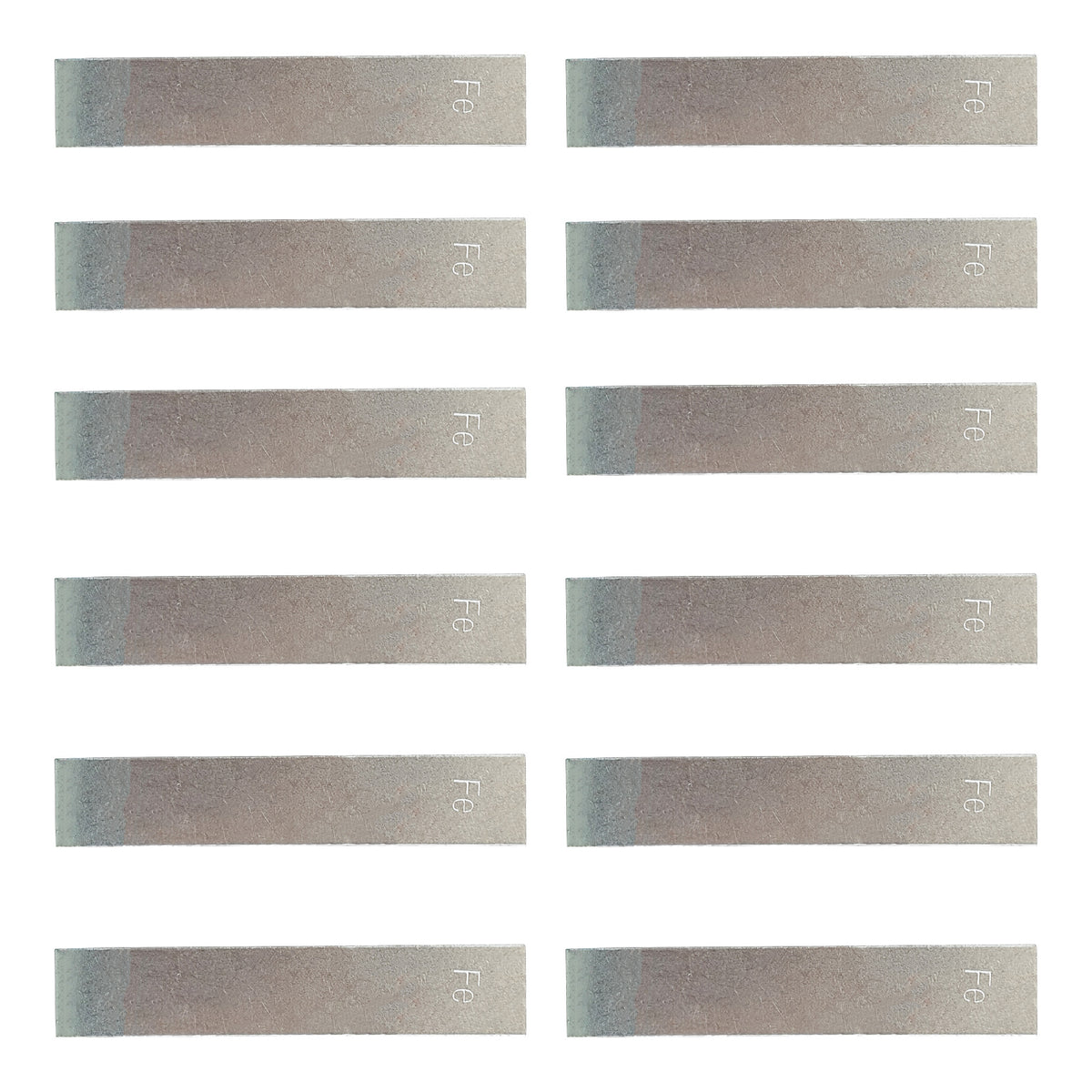 Electrode, Iron, Flat, 18mm x 100mm, Pack of 12