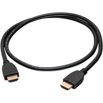 C2G - 8ft High Speed HDMI Cable with Ethernet - 4K - UltraHD - HDMI for Audio/Video Device - 8 Ft - 1 X HDMI Male Digital Audi - Black