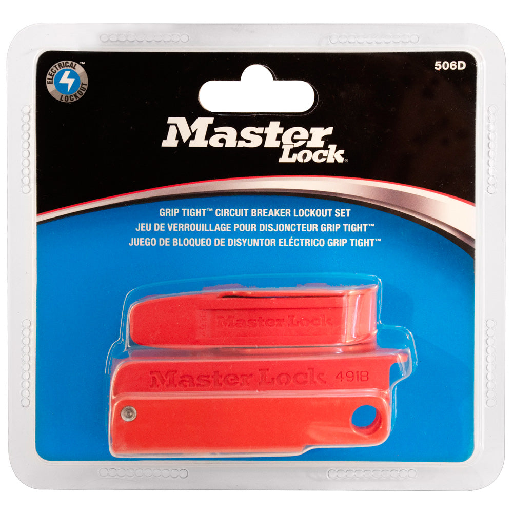 Grip Tight™ Circuit Breaker Lockout Set in Carded Packaging