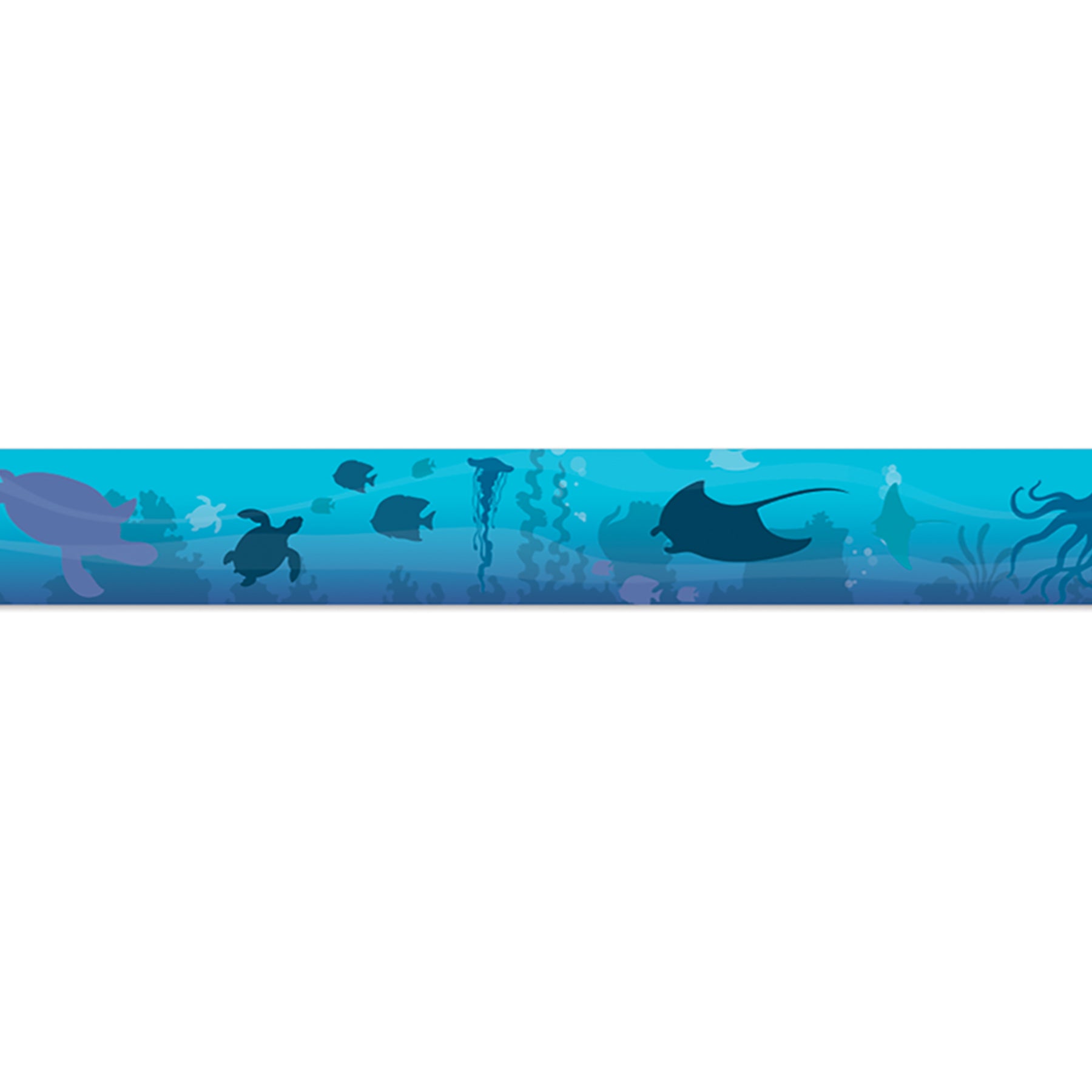 Seas the Day Blue Silhouettes Deco Trim®, 37 Feet