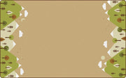 KIDSoft Tranquil Mountains Rug  - 4ft x 6ft - Rectangle - Tan