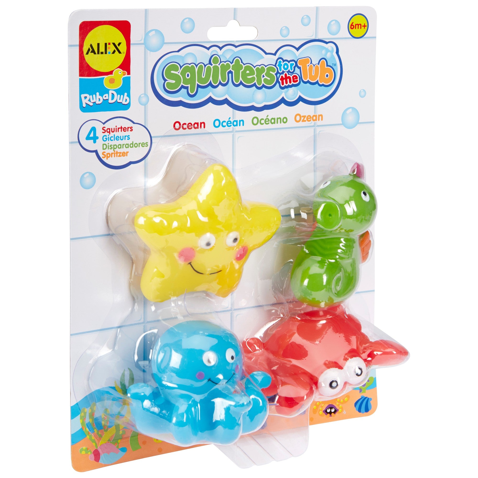 ALEX Toys Rub a Dub Squirters for the Tub - Ocean