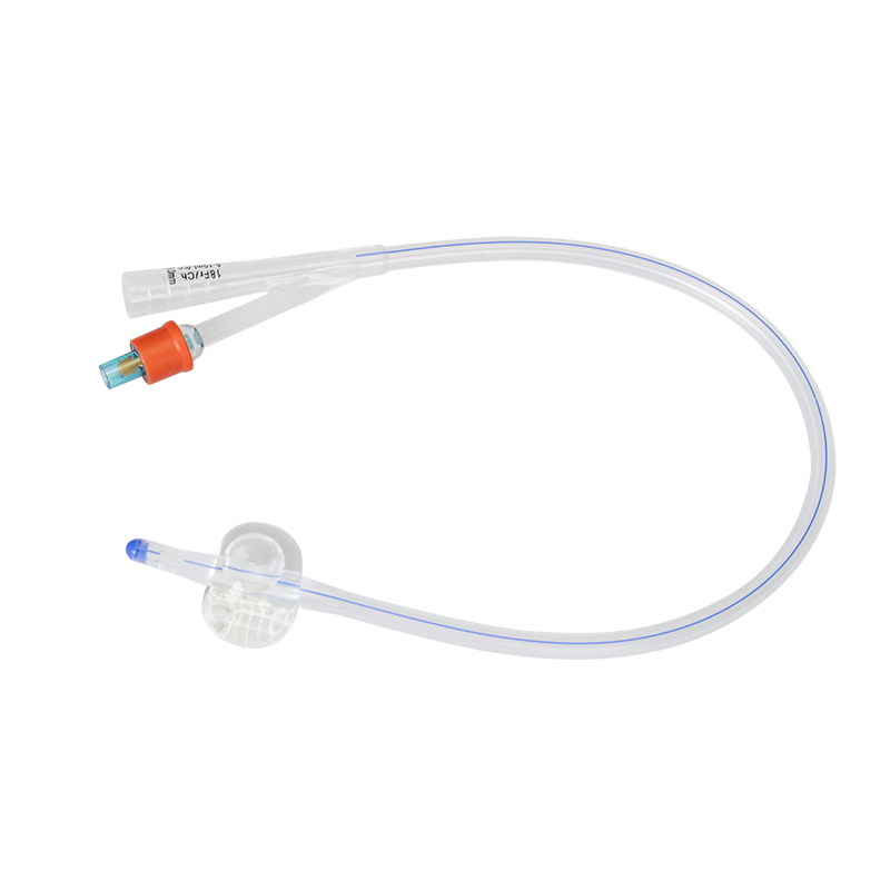 Silicone Foley Catheters 2-way Standard, 18 Fr, 30 cc - 10 boxes per Case