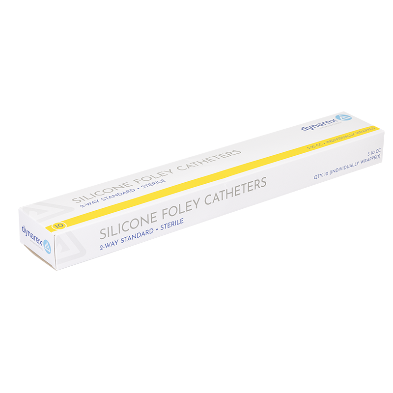 Silicone Foley Catheters 2-way Standard, 24 Fr, 5-10 cc - 10 boxes per Case