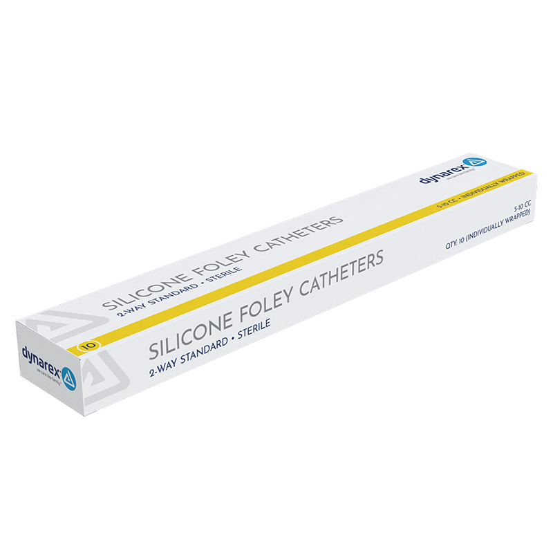 Silicone Foley Catheters 2-way Standard, 26 Fr, 5-10cc - 10 boxes per Case