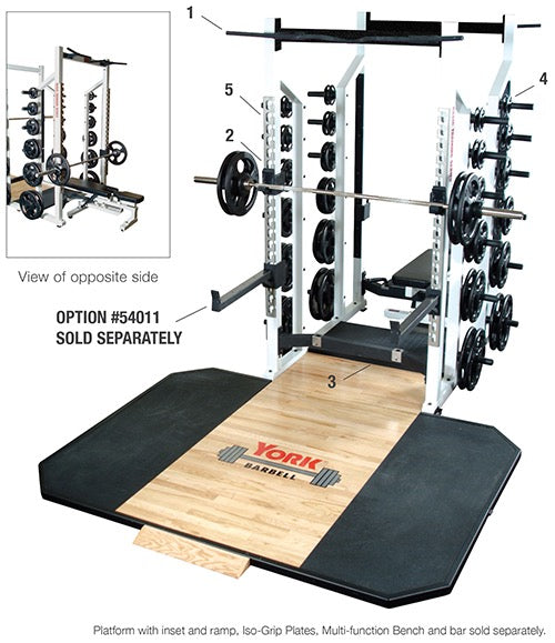 STS DOUBLE HALF RACK - SILVER