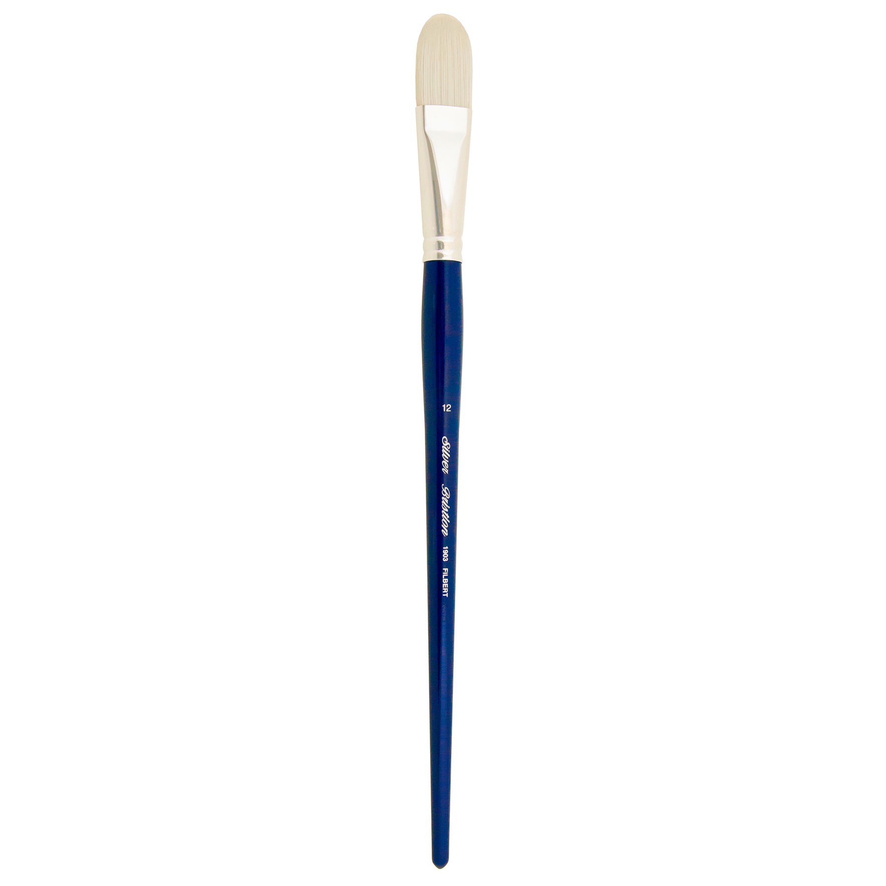 Bristlon Brush, Filbert, Long Handle, Size 12