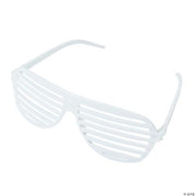 White Shutter Shades - 12 Pieces
