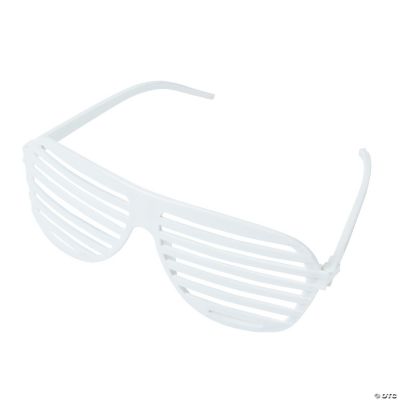 White Shutter Shades - 12 Pieces
