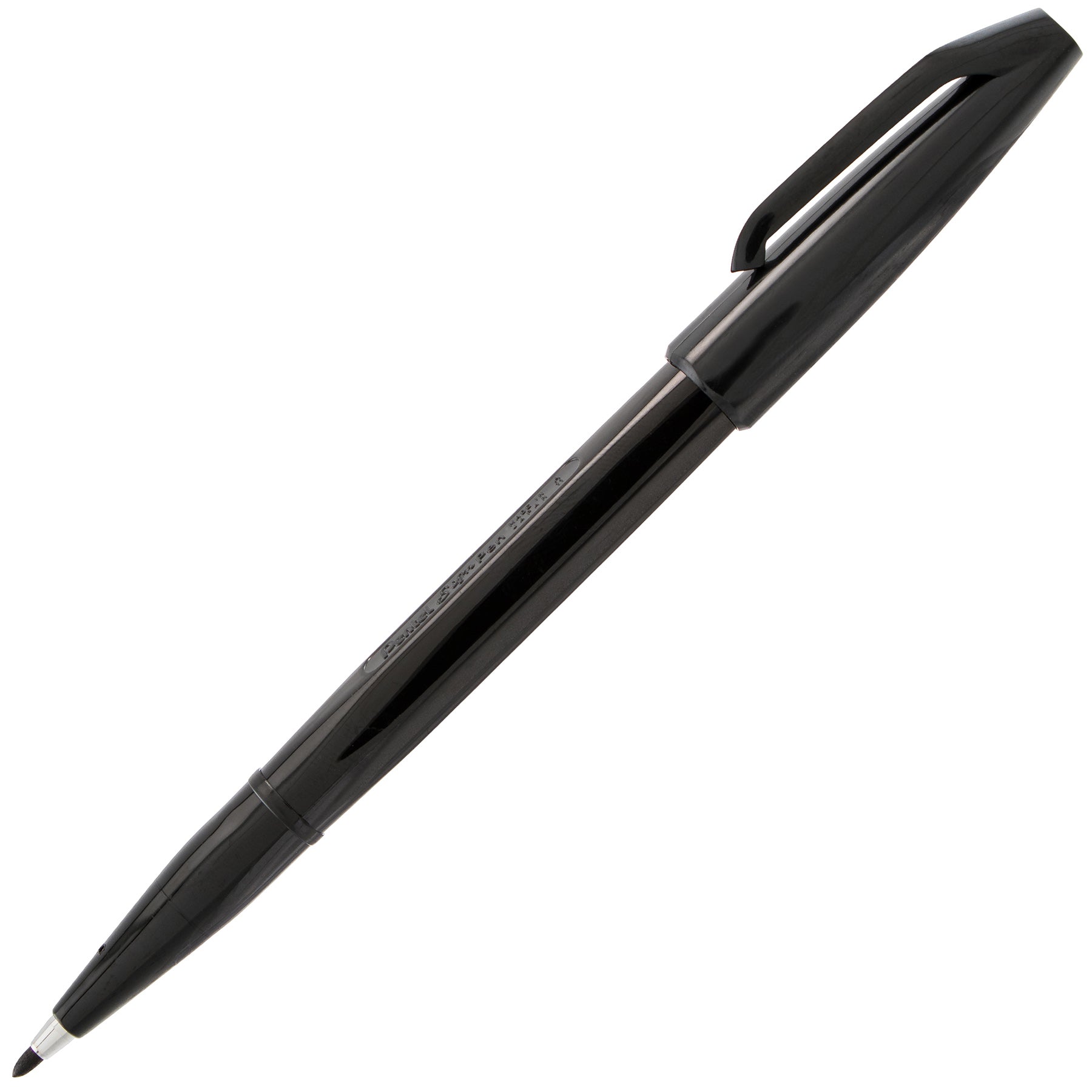 Sign Pen Fiber-Tipped Pen, Black Ink, Pack of 12