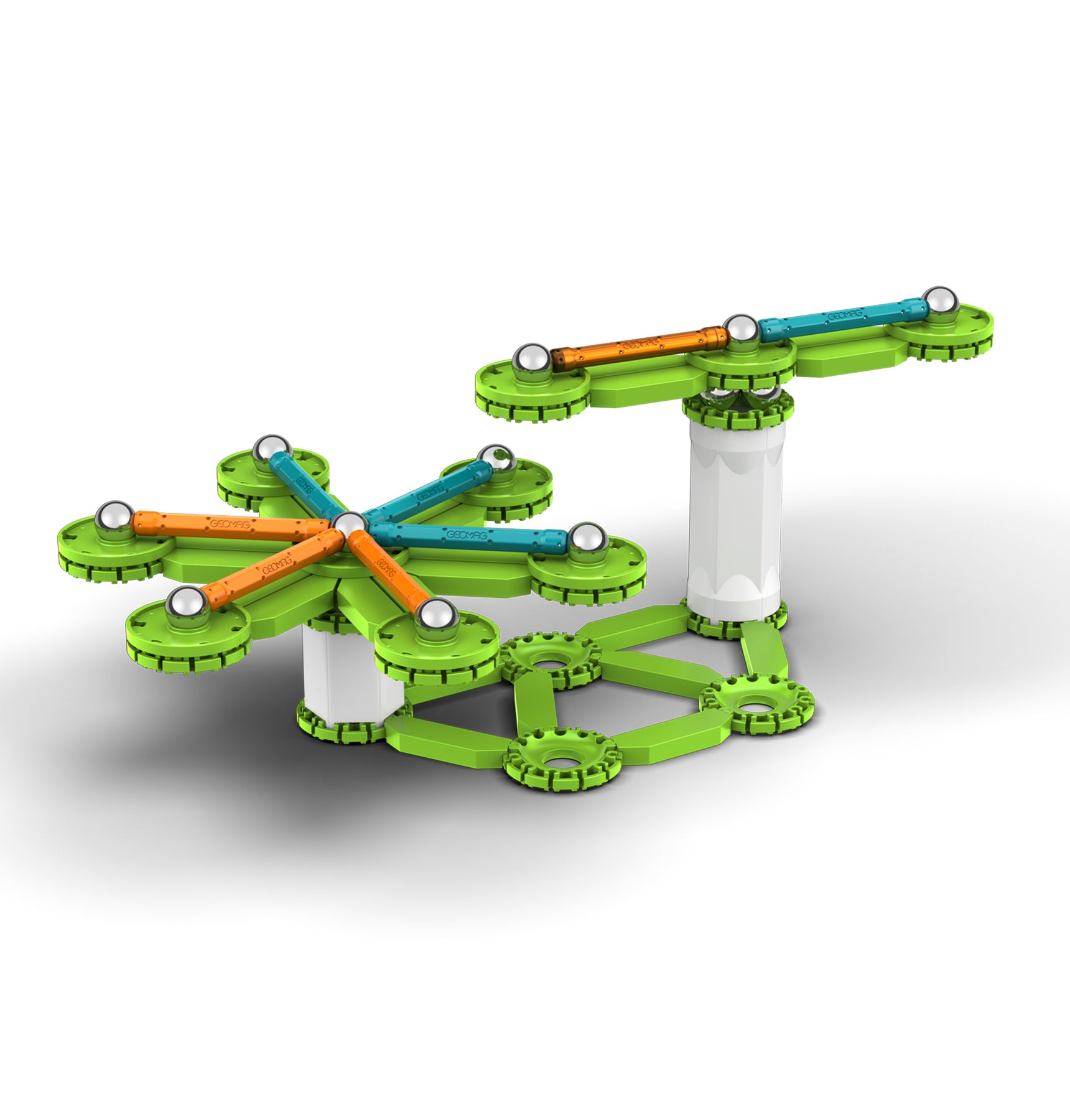 Geomag™ Mechanics Motion, Flywheels, Magnetic Building Set, 96 Pieces
