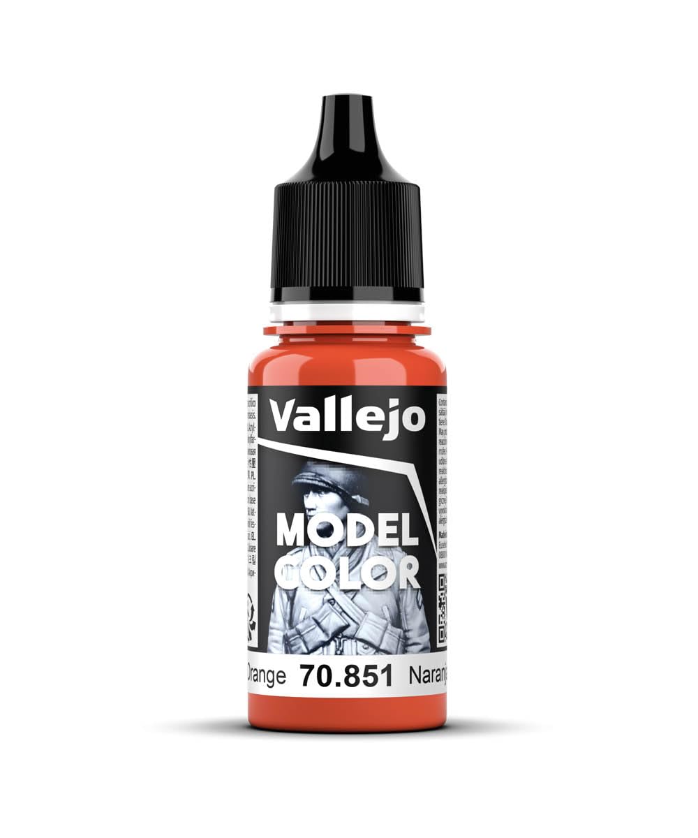 Vallejo Bright Orange Paint, 18ml